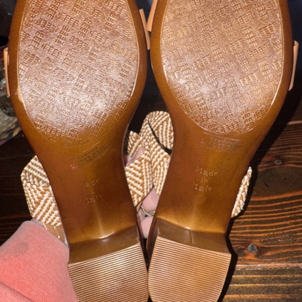 Italian Shoemakers Brown and Cream Sandals - Picture 5 of 5